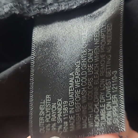 Worthington Black Culottes  Stretchy Wide Leg Cropped Palazzo Pants 22W Pockets - Picture 11 of 16